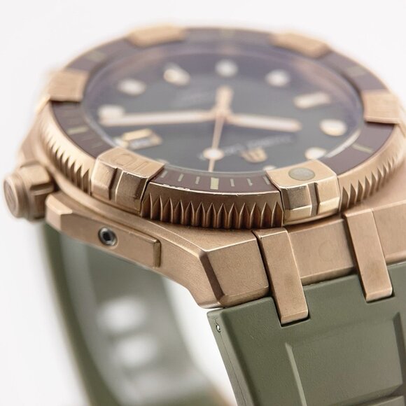 Maurice Lacroix Bronze Green Dial 43mm Automatic Movement Men’s Watch AI6058 - Picture 5 of 8